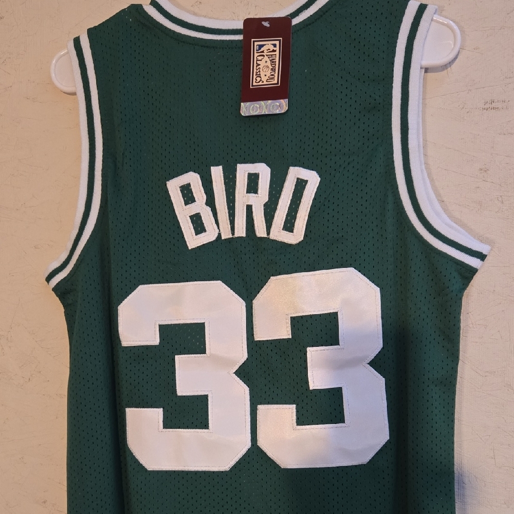 Mitchell & Ness Green and White Jersey